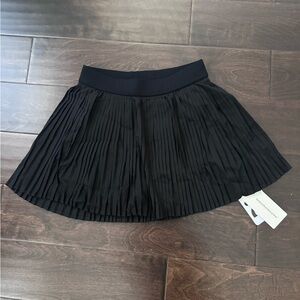 Nwt Commense leisure Black Pleated Women's Skirt tennis skirt